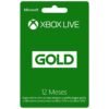 Cartão Xbox Live 12 Meses Gold - Europa