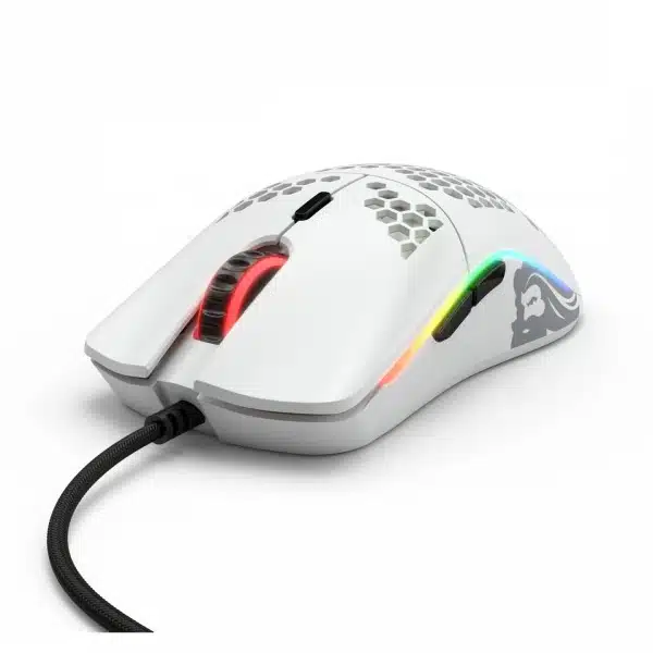 Rato Óptico Glorious PC Gaming Race Model O 12000DPI Branco - Imagem 4