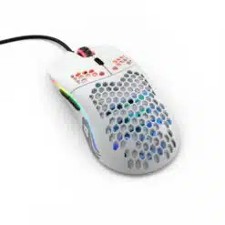 Rato Óptico Glorious PC Gaming Race Model O 12000DPI Branco
