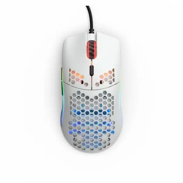 Rato Óptico Glorious PC Gaming Race Model O 12000DPI Branco - Imagem 2