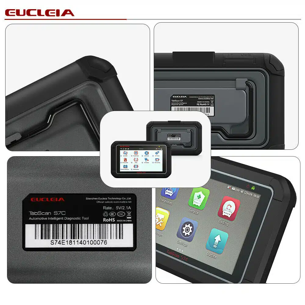 Maquina e Programação de Diagnostico Eucleia S7C Scanner OBD2 - Image 3