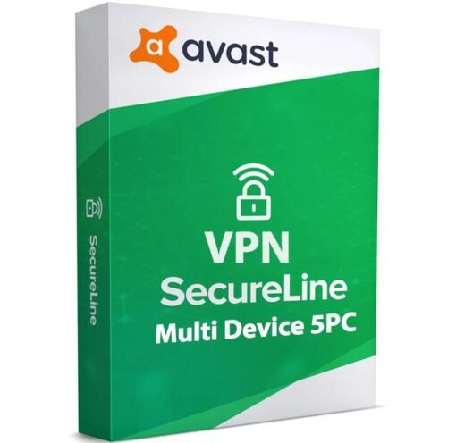 Avast SecureLine VPN 5 dispositivos por 1 ano