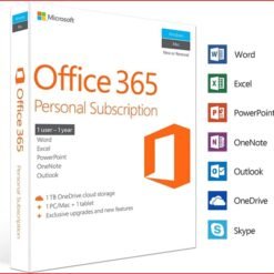 Microsoft Office 365 Personal - 1 Usuário PC / MAC - 1 Ano (Licença Digital)