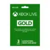 Cartão Xbox Live 3 Meses Gold - Europa