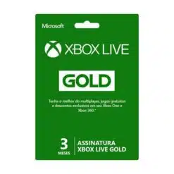 Cartão Xbox Live 3 Meses Gold - Europa
