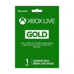 Cartão Xbox Live 1 Mês Gold - Europa