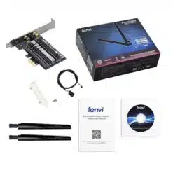 Alternative view of Placa de Rede Wifi/Bluetooth 1Banda dupla 2974mbps ax200 2.4g/5ghz 802.11ac/ax Bluetooth 5.0