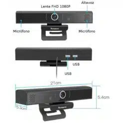 Alternative view of Tenveo VA1000 Web Cam Videoconferência e áudio HQ 1080p (Encomenda)