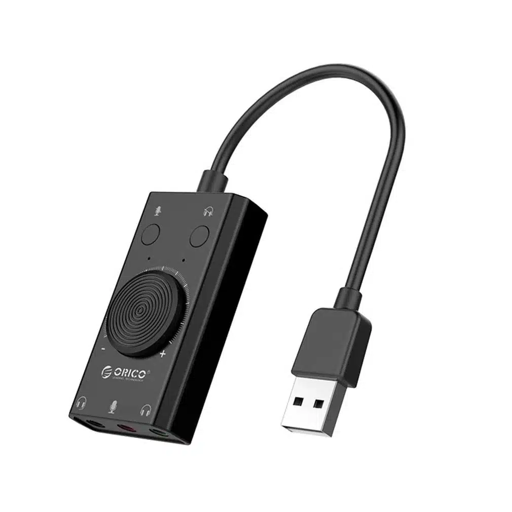 Placa de Som Externa para Desktop/Portátil Áudio Estéreo Orico - Image 5