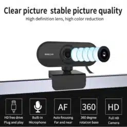 Alternative view of Web Cam Auto Focus 2K c/ Microfone Integrado Alta Definição