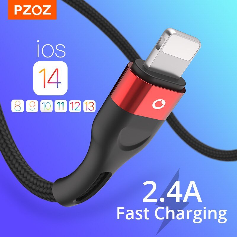 Cabo de carregamento rápido PZOZ lightning para Apple iPhone/iPad 1M - Image 6