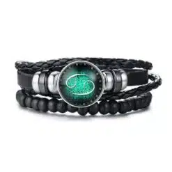Pulseiras Vnox 12 couro Masculina