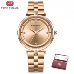 Relógio Feminino Mini Focus 38mm – Rose Gold