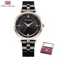 Relógio Feminino Mini Focus 38mm – Black