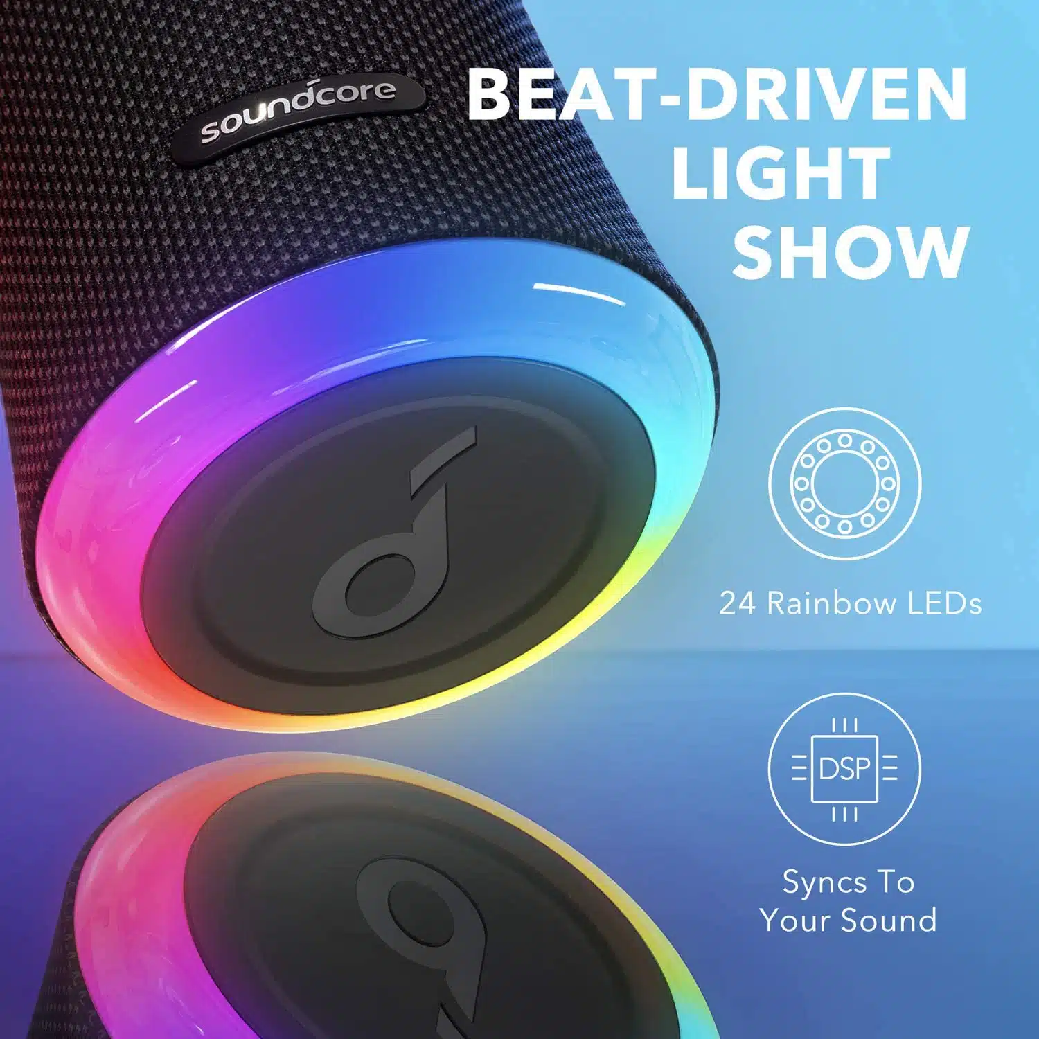 Coluna Bluetooth Anker Soundcore Flare II 360º Preta - Image 2