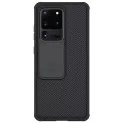Capa Samsung Galaxy S20 Ultra c/ proteção da câmera slide – Preta
