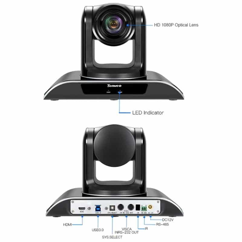 Tenveo VHD203U HDMI Zoom 20x Câmara de videoconferência profissional 1080p PTZ USB 3.0 - Image 7