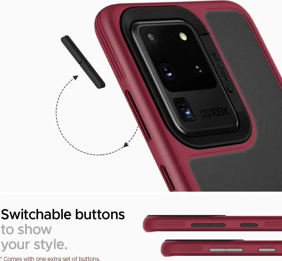 Capa Spigen Ciel Color Brick Galaxy S20 Ultra Burgundy - Image 4