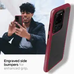 Capa Spigen Ciel Color Brick Galaxy S20 Ultra Burgundy - Image 3