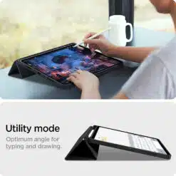 Alternative view of Capa Premium Spigen Urban Fit iPad Pro 12.9 2021 5th Generation com Pencil Holder Preta