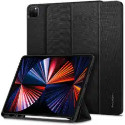 Capa Premium Spigen Urban Fit iPad Pro 12.9 2021 5th Generation com Pencil Holder Preta