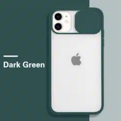Capa iPhone 12 c/ prosteção para Camera - Dark Green