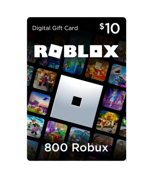 10$ Roblox Gift Card - 800 Robux [Inclui item virtual exclusivo] [Código do jogo online]
