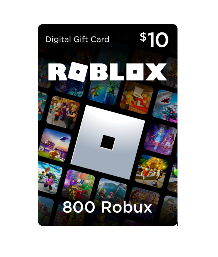 10$ Roblox Gift Card – 800 Robux [Inclui item virtual exclusivo] [Código do  jogo online] - Que Rápido Angola - Loja Online