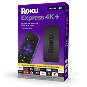 Roku Express 4K+ TV Stick c/ Controle de Voz