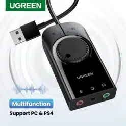Placa de som Ugreen CM129 7.1 USB - Image 3
