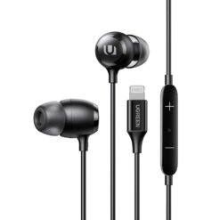 Headphones UGREEN In-Ear Lightning Pretos