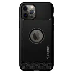 Alternative view of Capa Spigen iPhone 12/12 Pro Case Rugged Armor Preta