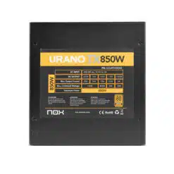 Fonte de Alimentação Nox Urano TX 850W 80 PLUS Bronze Edition - Image 5