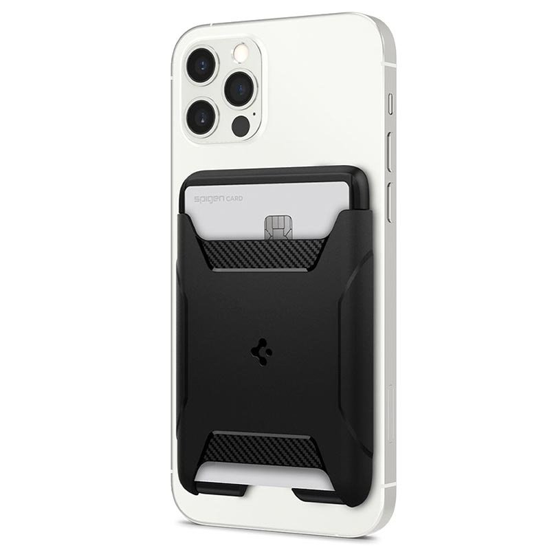 Carteira Spigen Rugged Armor Series Magnetic Card Holder Preta