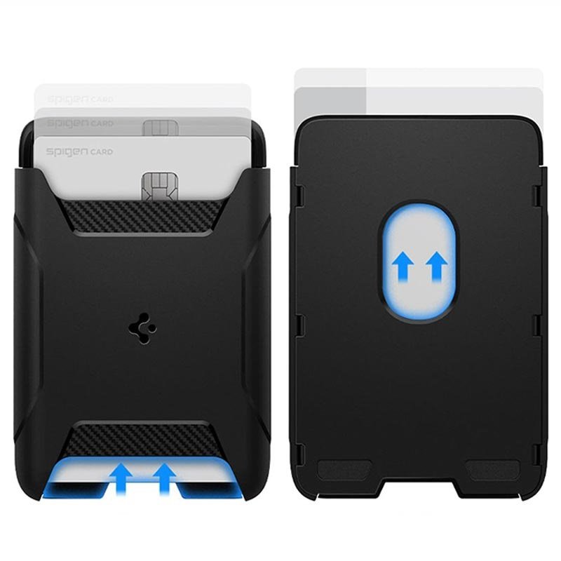Carteira Spigen Rugged Armor Series Magnetic Card Holder Preta - Image 4