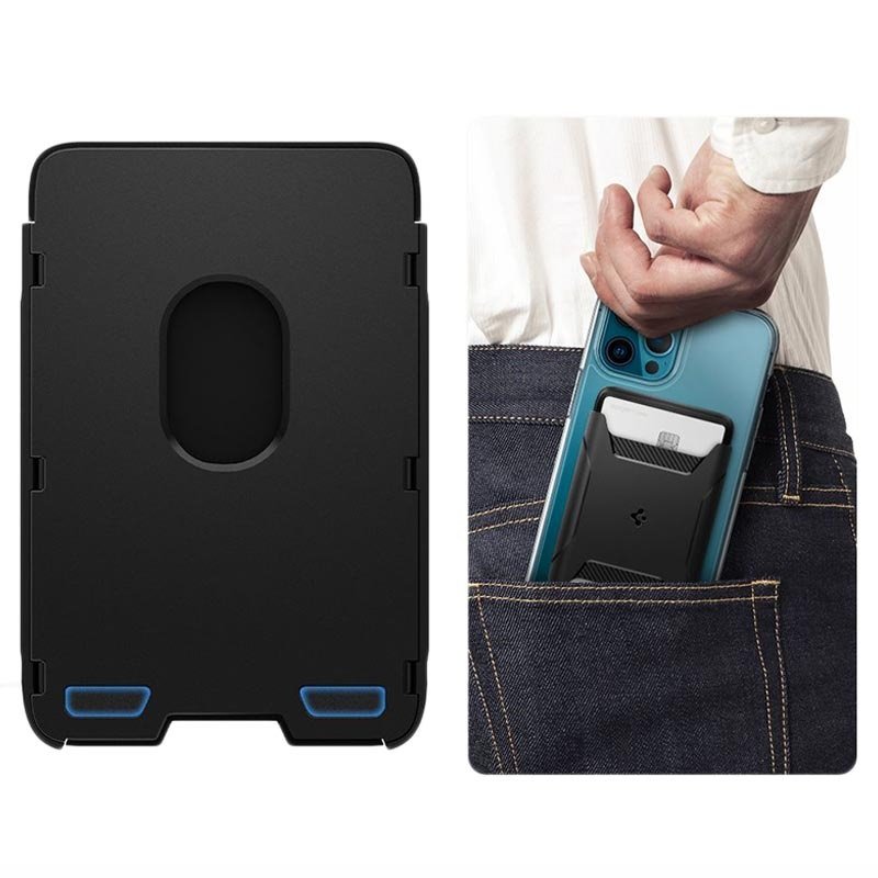 Carteira Spigen Rugged Armor Series Magnetic Card Holder Preta - Image 5