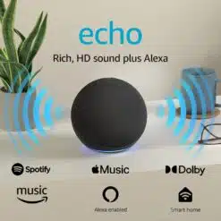Premium Amazon Alexa Echo Dot (4ª Geração) | Com som premium, Coluna inteligente e Alexa | Crepúsculo Azul - Image 5