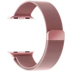 Bracelete Milanesa Metal Apple Watch 42/44/45mm Rose Gold