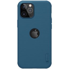 Capa Nillkin Super Frosted Shield Pro Matte p/Apple iPhone 12 Pro Max 6.7 (com recorte de logotipo Azul)