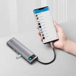 Alternative view of Baseus Metal Gleam Series 11-in-1 Multifunctional Type-C HUB Docking Station