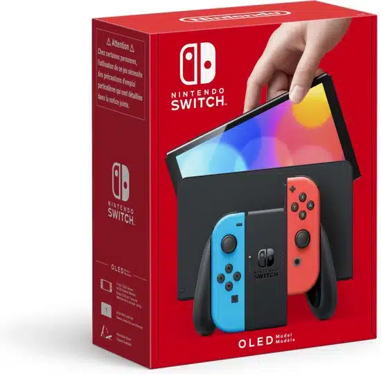 Nintendo Switch OLED 64GB Neon Blue/Red - Image 6