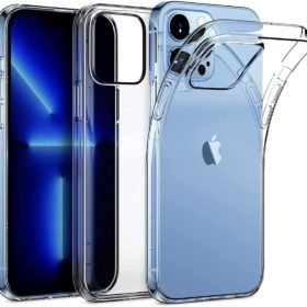 Capa transparente Platina p/ iPhone 13 Pro Max