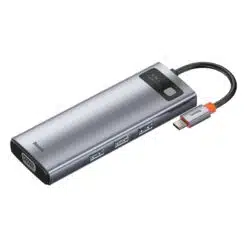 Baseus Metal Gleam Series 9-in-1 Multifunctional Type-C HUB Docking Station