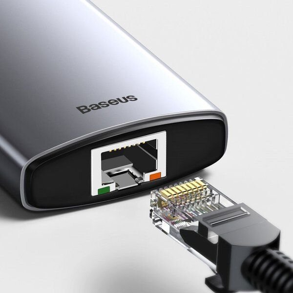 Baseus Metal Gleam Series 8-in-1 Multifunctional Type-C HUB Docking Station - Image 3