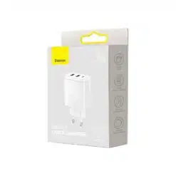 Carregador Baseus Compact Fast Charge USB-C 30W Branco
