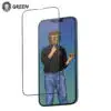 Película de Vidro Steve Glass P/ Apple iPhone 13|12|11|Xr|XS e XS Max - Green Lion