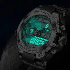 Relógio Lige Tático Militar Masculino Desportivo 50mm À Prova D'água - Image 3