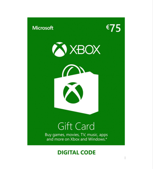 XBOX Gift Card XBOX – Saldo Digital XBOX 75€