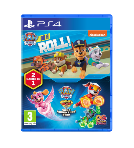 Paw Patrol: On a Roll! & Paw Patrol Mighty Pups: Save Adventure Bay! – 2 Jogos em 1 - PS4