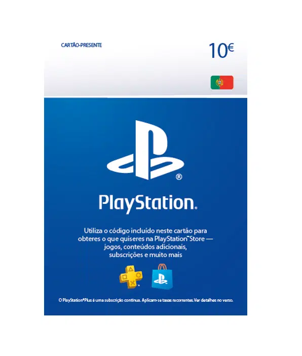 10€ PlayStation Store Gift Card PSN Portugal [Código Digital]